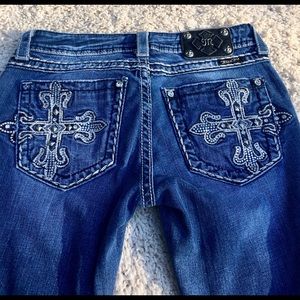 Miss Me Jeans With Embellished Pockets